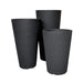 elevenpast Pots & Planters Small European Conic Japi Planter in Lead - 3 Sizes JVCB30_LEAD