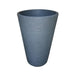 elevenpast Pots & Planters Charcoal Linear Conic Japi Planter in 3 Colours JVLC50_Charcoal