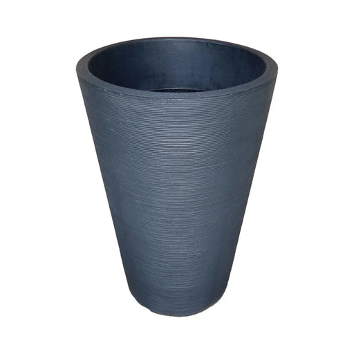 elevenpast Pots & Planters Lead Linear Conic Japi Planter in 3 Colours JVLC50_LEAD