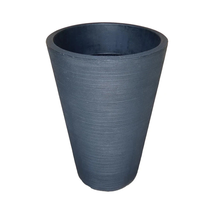 elevenpast Pots & Planters Lead Linear Conic Japi Planter in 3 Colours JVLC50_LEAD