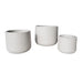 elevenpast Pots & Planters Small Lagoon Round Japi Planter in Off White - 3 Sizes JVLH33_OFF WHITE