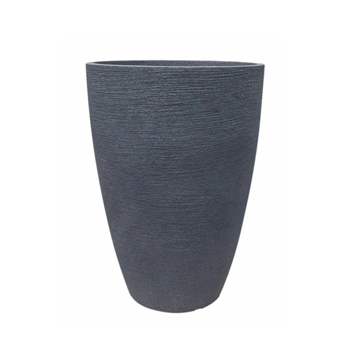 elevenpast Pots & Planters Small Modern Conic Japi Planter in Charcoal - 2 Sizes JVOM30_CHARCOAL