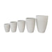 elevenpast Pots & Planters Small Modern Conic Japi Planter in Sandstone - 5 Sizes JVOM30_SANDSTONE