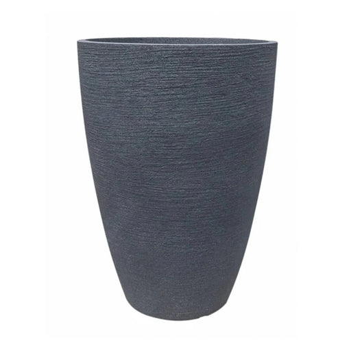 elevenpast Pots & Planters Medium Modern Conic Japi Planter in Charcoal - 2 Sizes JVOM38_CHARCOAL