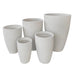 elevenpast Pots & Planters Medium Modern Conic Japi Planter in Sandstone - 5 Sizes JVOM38_SANDSTONE