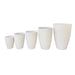 elevenpast Pots & Planters X - Large Modern Conic Japi Planter in Off White - 5 Sizes JVOM53_OFFWHITE