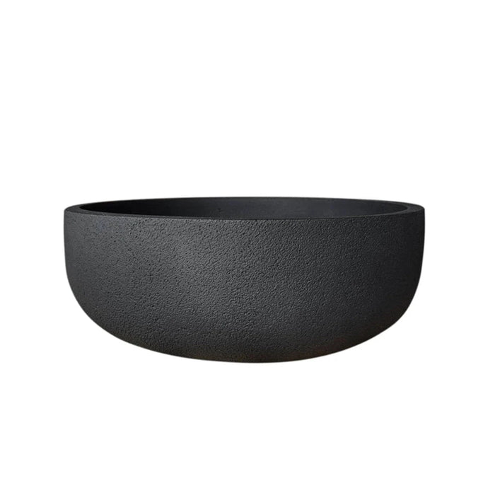 elevenpast Pots & Planters Lead Rustic Bowl Japi Planter Off White | Lead JVRB55 LEAD