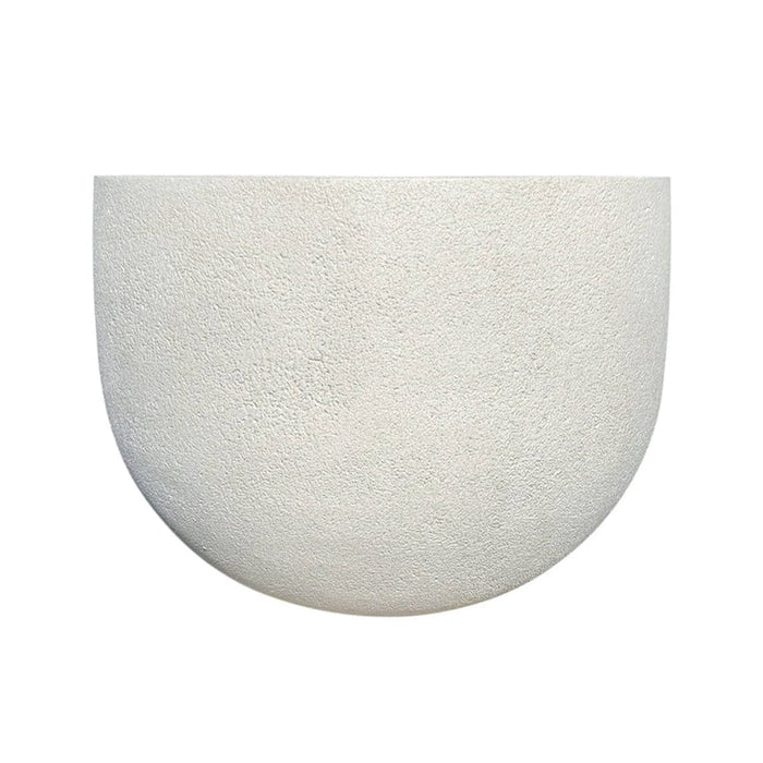 elevenpast Pots & Planters Large Rustic Round Japi Planter Sandstone JVRR57S