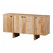 elevenpast wooden sideboard Natural Acacia Wood Sideboard with Soft-Close Storage Doors JWMB11