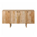 elevenpast wooden sideboard Natural Acacia Wood Sideboard with Soft-Close Storage Doors JWMB11