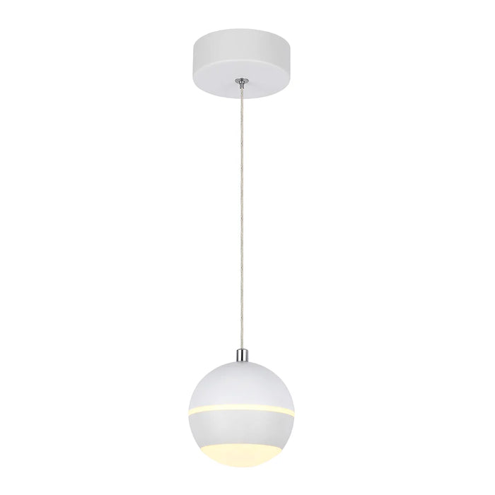 elevenpast pendant light White Cosmic Globe 5W LED Pendant Light – Various Colours K-LED-01/01WH