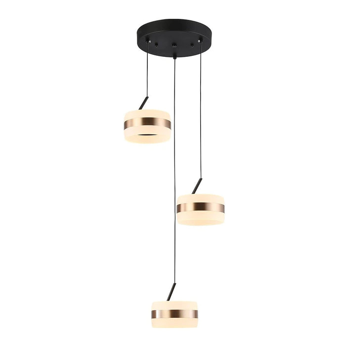elevenpast pendant light Luma Ice Trio Cluster Pendant Lights on a Plate K-LED-150/3P