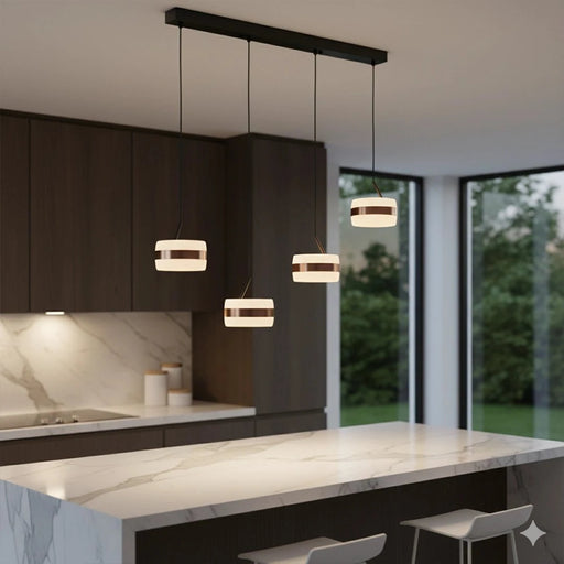 elevenpast pendant light Luma Ice Quad 4-Light LED Bar Pendant Light K-LED-150/4B