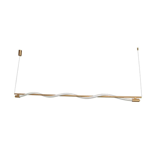 elevenpast Pendant Large Pulse LED Metal and Rope Pendant Light Gold Medium | Large K-LED-1713/20