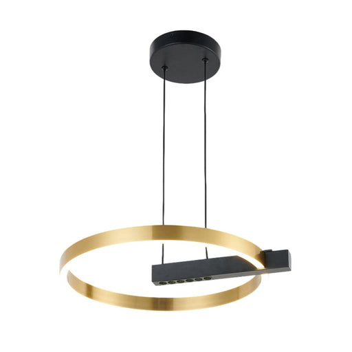 elevenpast pendant light Gold Astra Halo LED Pendant Light – Gold | Black K-LED-23039/GD