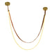 elevenpast rope LED pendant light 2M Aurea Leather Loop LED Pendant Light - 2m | 2.5m | 3m K-LED-2397/2