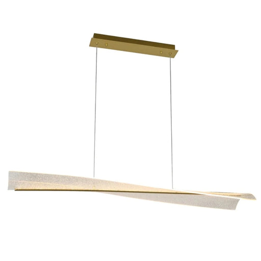 elevenpast LED Pendant Wave Acrylic LED Pendant - Satin Gold K-LED-2424