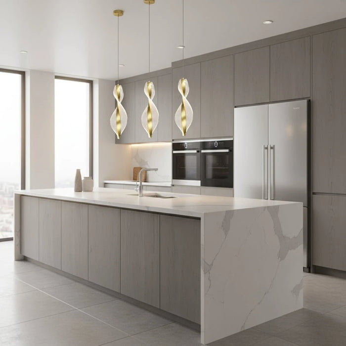 elevenpast pendant light Dragonfly LED Acrylic Pendant - Satin Gold K-LED-2425