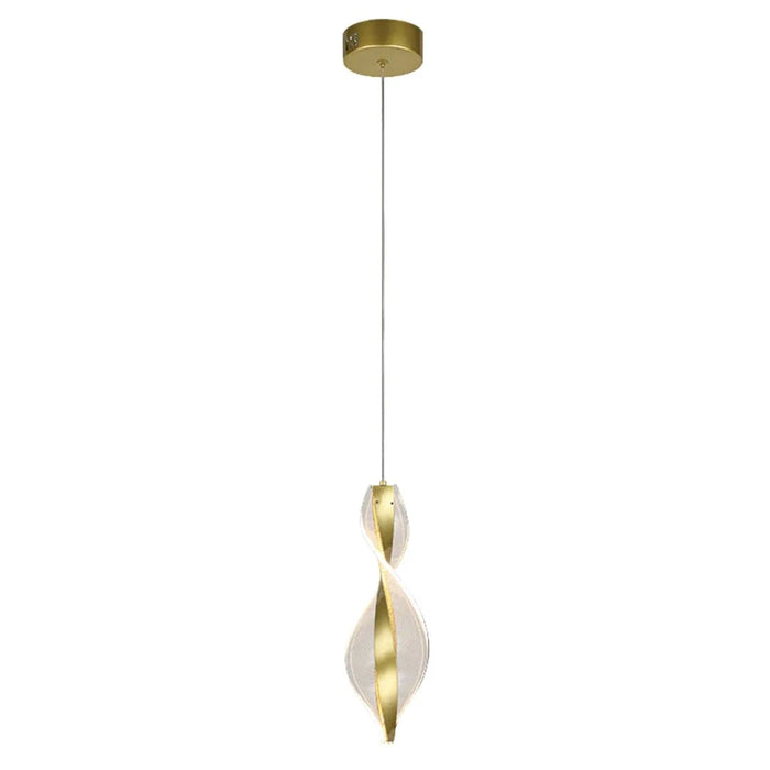 elevenpast pendant light Dragonfly LED Acrylic Pendant - Satin Gold K-LED-2425