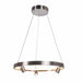 elevenpast Pendant 48cm Crown with 3 Spotlights / Satin Nickle The Markle LED Chandelier Black | Satin Nickel | 3 Sizes K-LED-400/48SN