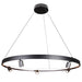elevenpast Pendant 80cm Crown with 5 Spotlights / Black The Markle LED Chandelier Black | Satin Nickel | 3 Sizes K-LED-400/80BL
