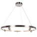 elevenpast Pendant 80cm Crown with 5 Spotlights / Satin Nickle The Markle LED Chandelier Black | Satin Nickel | 3 Sizes K-LED-400/80SN