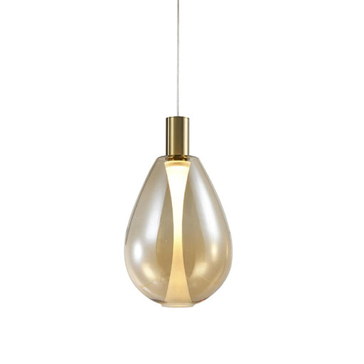 elevenpast pendant light Medium / Amber Aurelia Pendant Light in Medium and Large  Amber | Smoke | Clear K-LED-401/AB