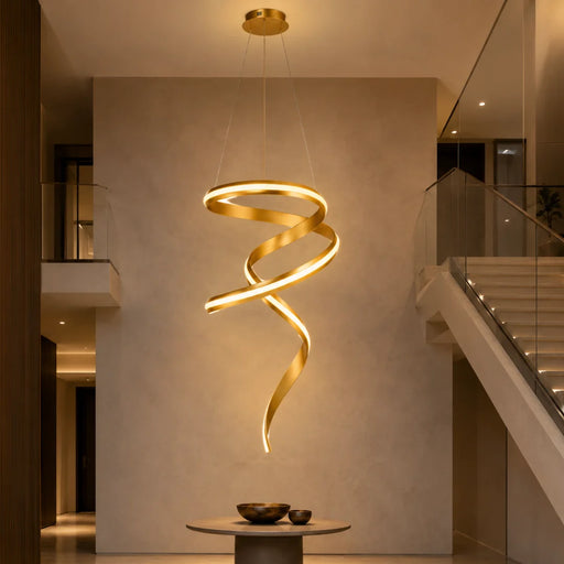 elevenpast pendant light Cygnet LED Pendant Light in Gold K-LED-484/GD