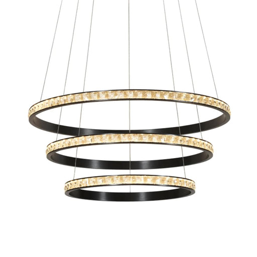 elevenpast pendant light Eliptica Trio Crystal LED Ring Pendant Light K-LED-485-3