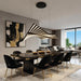 elevenpast Piano LED Chandelier Light Black K-LED-5700