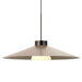 elevenpast pendant light Nut brown / Large Downtown Pendant Light in Brick | Nut brown - 2 Sizes K-LED-9569L/NB