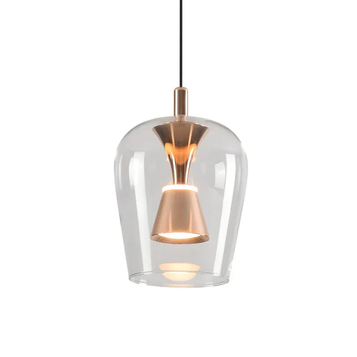 elevenpast pendant light Auric 7 Light Clear Glass Pendant Cluster K-LED-CC2-7/GD