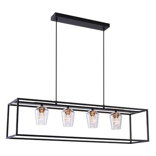 elevenpast pendant light Arena Cube 4 Light LED Linear Pendant K-LED-CC3-4