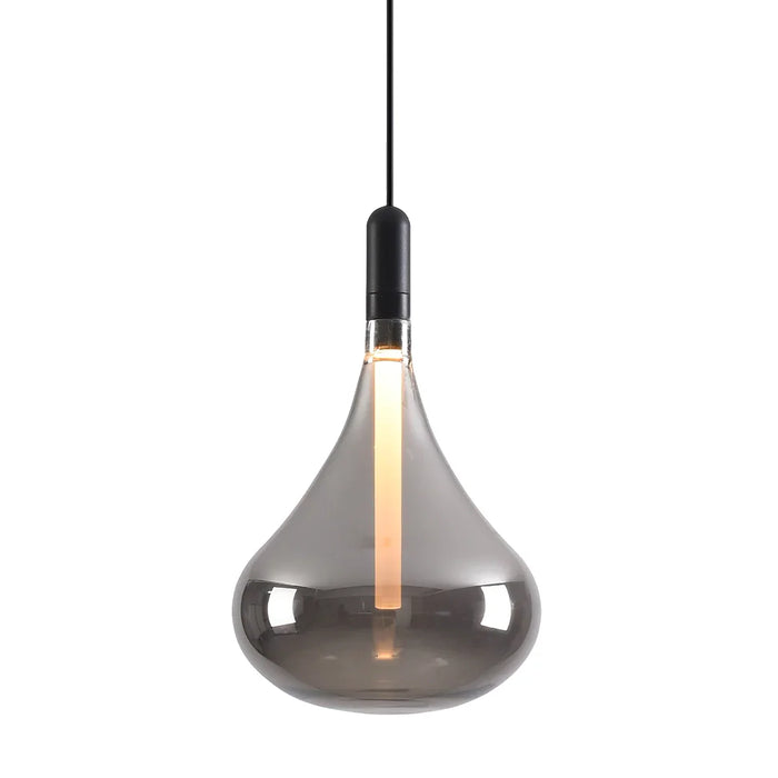 elevenpast pendant light Grape Drop Smoke Glass LED Pendant Light K-LED-CC4-1/SM