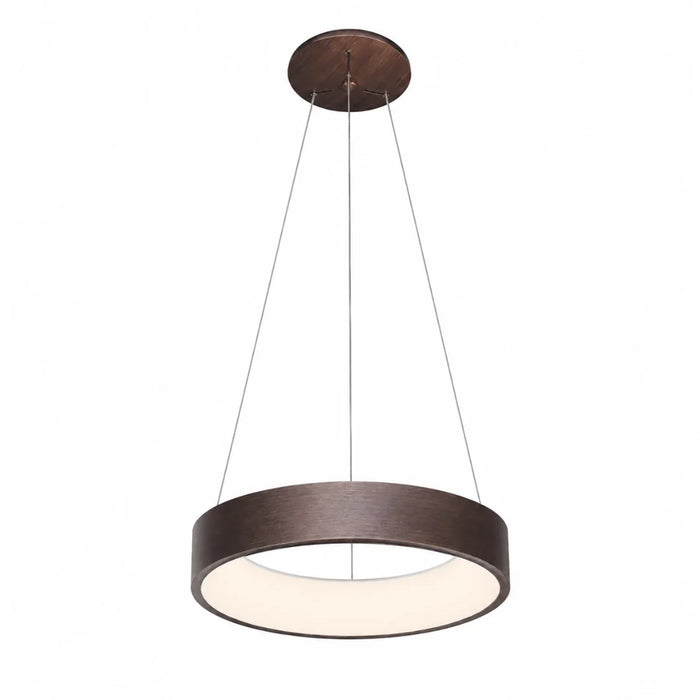 elevenpast LED Halo Ring Pendant Light 60cm Brushed Coffee K-LED3380-60/BC