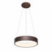 elevenpast LED Halo Ring Pendant Light 60cm Brushed Coffee K-LED3380-60/BC