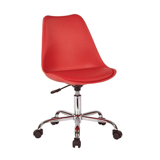elevenpast Red Eames Style Office Chair - Red or White Interchangeable K1190 Office