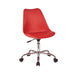 elevenpast Red Eames Chrome Office Chair K1194
