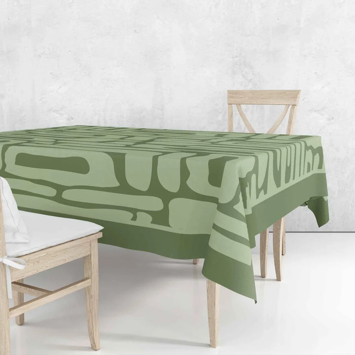 elevenpast Tablecloth 10-12 seater Cara Saven Kelp Flow Tablecloth - Multiple Sizes KelpFlow10-12seater
