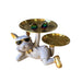 elevenpast Decor White / Right Chill Dog Two Plate Figure | White or Black KJ143B