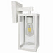 elevenpast Wall light White Modern Outdoor Lantern Wall Light –Porch Light Black| White | Bronze Trim KLG-3200/WH