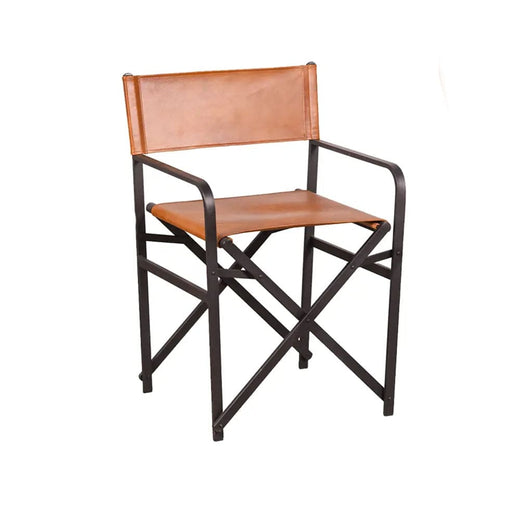 elevenpast Chairs Buffalo Leather Industrial Directors Chair KV084