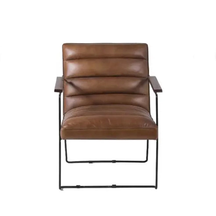elevenpast Chairs Occasional Buffalo Leather Chair KV209
