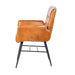 elevenpast Kitchen & Dining Room Chairs Tan Buffalo Leather Dining Armchair KV348