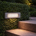 elevenpast step light Matt Grey Slatted LED Outdoor Step Light L-LED-1482/SL