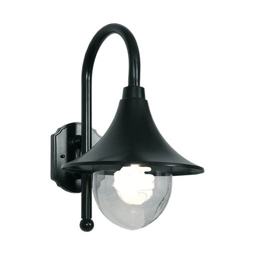 elevenpast Outdoor Hood Wall Light L159 BLACK