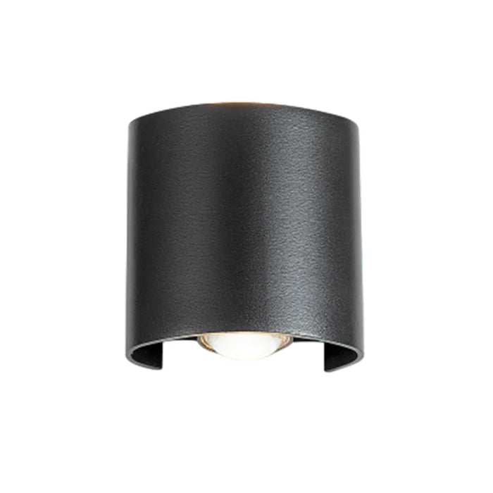 elevenpast wall light 2 Bulb Nesting Beam LED Wall Lights - 4 Sizes L245 BLACK 6007226075021
