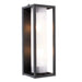 elevenpast up facing lantern Luno Box Outdoor Wall Lantern L255 BLACK 6007226045420