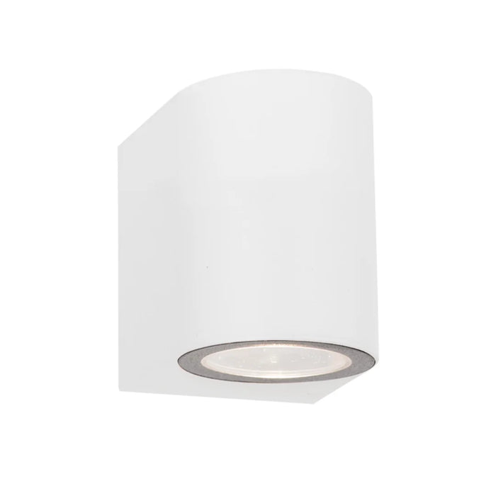 elevenpast Down Facing Outdoor/Bathroom Wall Light - White L365 WHITE 6007226080247
