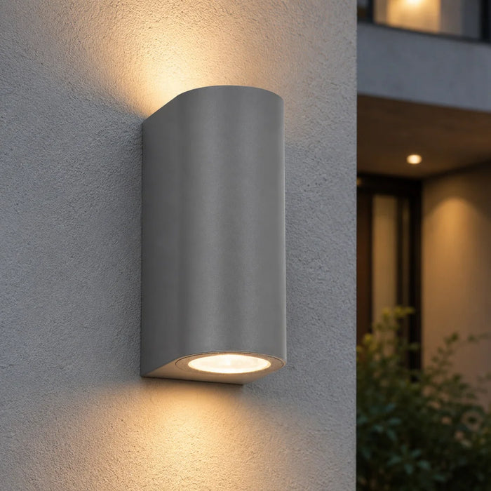 elevenpast Wall Light Up and Down Facing Tall Wall light - Grey L366 GREY 6007226080278